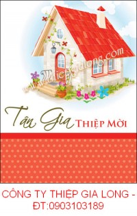 Thiệp Mời Tân Gia